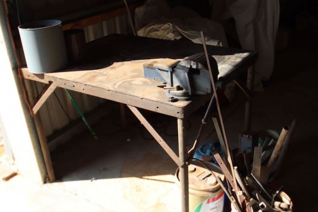 10. Work Bench with Vice