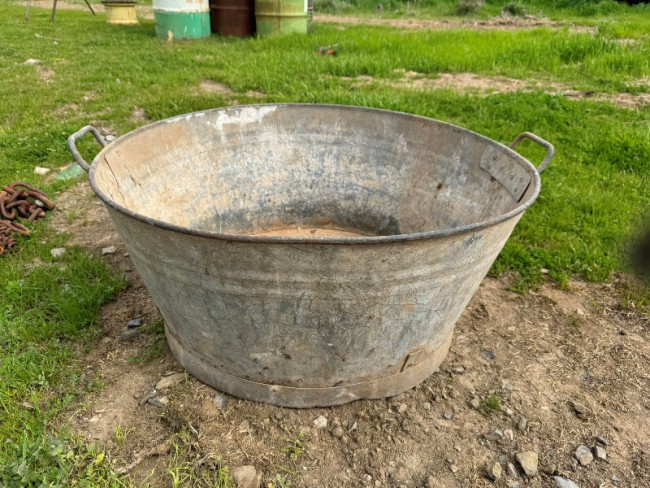 Metal trough