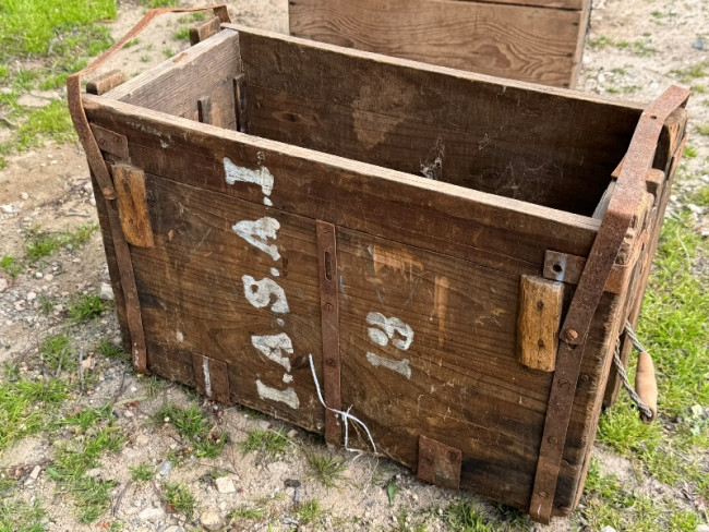 Old Army ammunition box