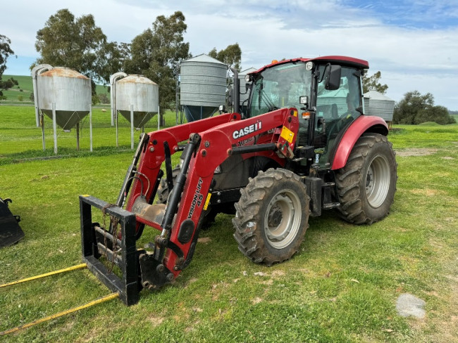 Tractor Case 105C bucket fork 2